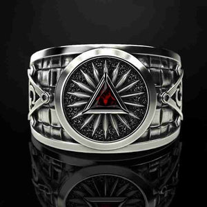 Men's Punk Mason Masonic Ring Freemasons Fashion Ring masons Symbol Ring