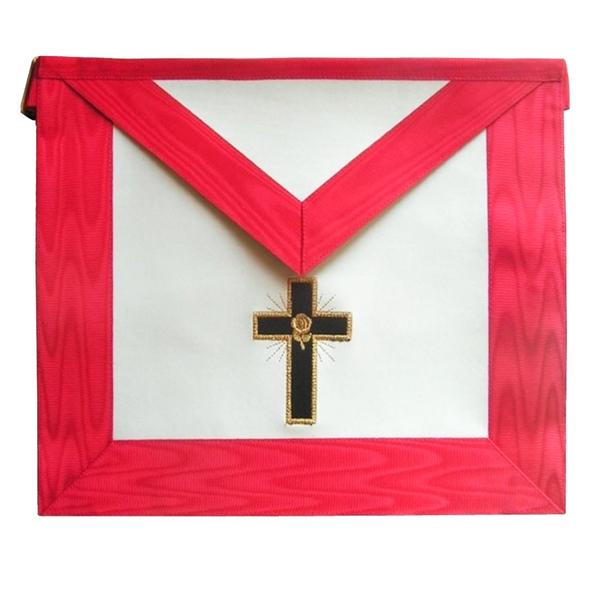 Masonic Scottish Rite apron - AASR - 18th degree - Knight Rose-Croix - Latin cross | Regalia Lodge