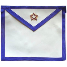 Load image into Gallery viewer, Masonic Memphis Misraim Rite Apprentice Fellowcraft Flaming Star Apron | Regalia Lodge