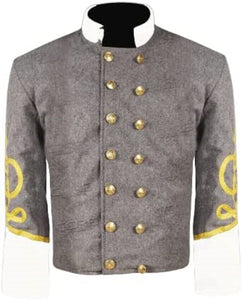 Civil war American Confederate Generals Shell jacket,with Off white collar cuff!