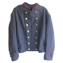 Carica l&#39;immagine nel visualizzatore di Gallery, Civil war Confederate Artillery Shell Jacket Civil War union Soldiers wool sack coat Navy blue US military War jackets Wool jacket Cavalry Shell Jacket Shell Jacket military Jacket Confederate jackets Confederate coat&quot;