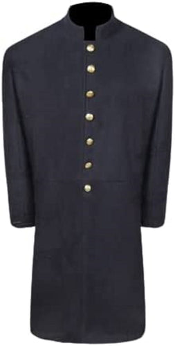 Civil war Union Junior Officer Single Breasted Navy Blue Frock Coat - 