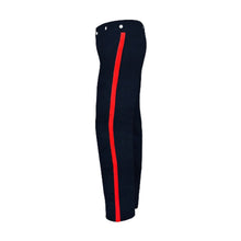 Charger l&#39;image dans la galerie, Civil War CS Navy Blue Trouser with 2&quot; inch Sky/Yellow/Red/Black Rank Stripe - Civil War Trouser