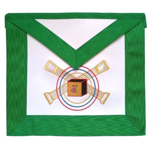 Masonic Scottish Rite Leather Masonic Apron - AASR - 5th Degree | Regalia Lodge