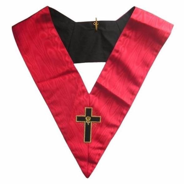 Masonic Officer's collar - AASR - 18th degree - Knight Rose Croix - Latin cross | Regalia Lodge