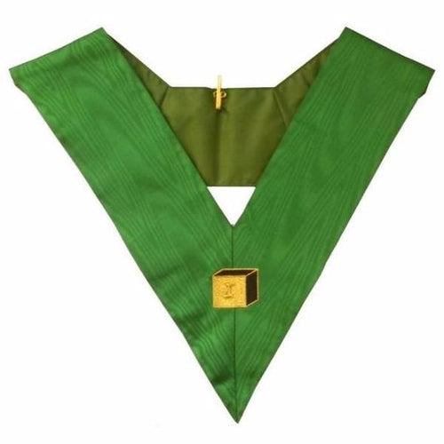Masonic Officer's collar - AASR - 5th degree - Machine embroidery | Regalia Lodge