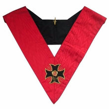 Load image into Gallery viewer, Masonic Officer&#39;s collar - AASR - 18th degree - Knight Rose Croix - Croix pattée | Regalia Lodge