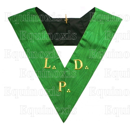 Masonic Officer's collar – French Chapter – 3rd Order – L. D. P. | Regalia Lodge