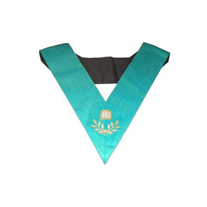 Masonic Officer's collar – Groussier French Rite – Orator – Machine embroidery | Regalia Lodge