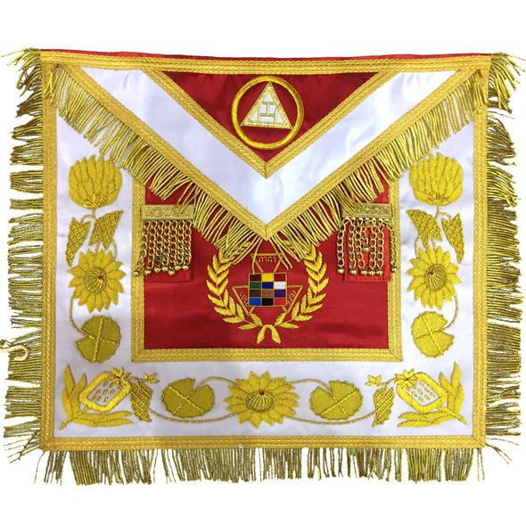 Past High Priest Apron, Royal Arch Apron Hand Embroidred PHP Apron | Regalia Lodge