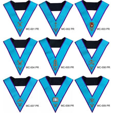 Load image into Gallery viewer, Masonic Memphis Misraim Officer Collars Hand Embroidered | Regalia Lodge