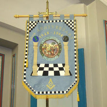 Charger l&#39;image dans la galerie, Machine Made Embroidery Masonic Banners | Regalia Lodge