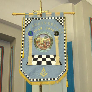 Machine Made Embroidery Masonic Banners | Regalia Lodge