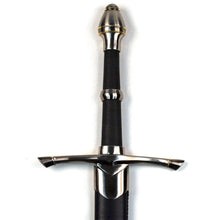 Load image into Gallery viewer, Medieval Knight Arming Sword Brand New High Quality Masonic Sword with Scabbard  | Regalia Lodge  |  antique masonic knights templar sword  |  Golden Masonic Sword  |  Masonic Sword for sale  |  Square Compass Pyramid Masonic Sword  |  Medieval Knight Templar Swords  | Masonic Swords and Daggers for Sale  |  Ceremonial Masonic Knights Templar