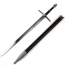 Load image into Gallery viewer, Medieval Knight Arming Sword Brand New High Quality Masonic Sword with Scabbard  | Regalia Lodge  |  antique masonic knights templar sword  |  Golden Masonic Sword  |  Masonic Sword for sale  |  Square Compass Pyramid Masonic Sword  |  Medieval Knight Templar Swords  | Masonic Swords and Daggers for Sale  |  Ceremonial Masonic Knights Templar