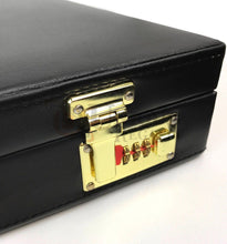 Afbeelding in Gallery-weergave laden, Masonic Regalia MM/WM Mason Apron Hard Case/Briefcase with Yellow Compass | Regalia Lodge