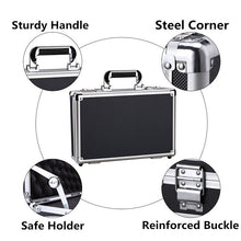 Carica l&#39;immagine nel visualizzatore di Gallery,  Aluminum High density Hard Case-Briefcase Toolbox Storage Box Cases Black Carrying Cases - Men&#39;s Leather business briefcase  , Official Briefcase , Multifunctional Briefcase,  Briefcase for Men - Men&#39;s Luxury Leather Briefcases - Leather work bags for Men -   Business bags &amp; Office bags - Leather Business Bags for Men - Briefcases &amp; Laptop Bags - Mens Leather Briefcases Office Bags -  