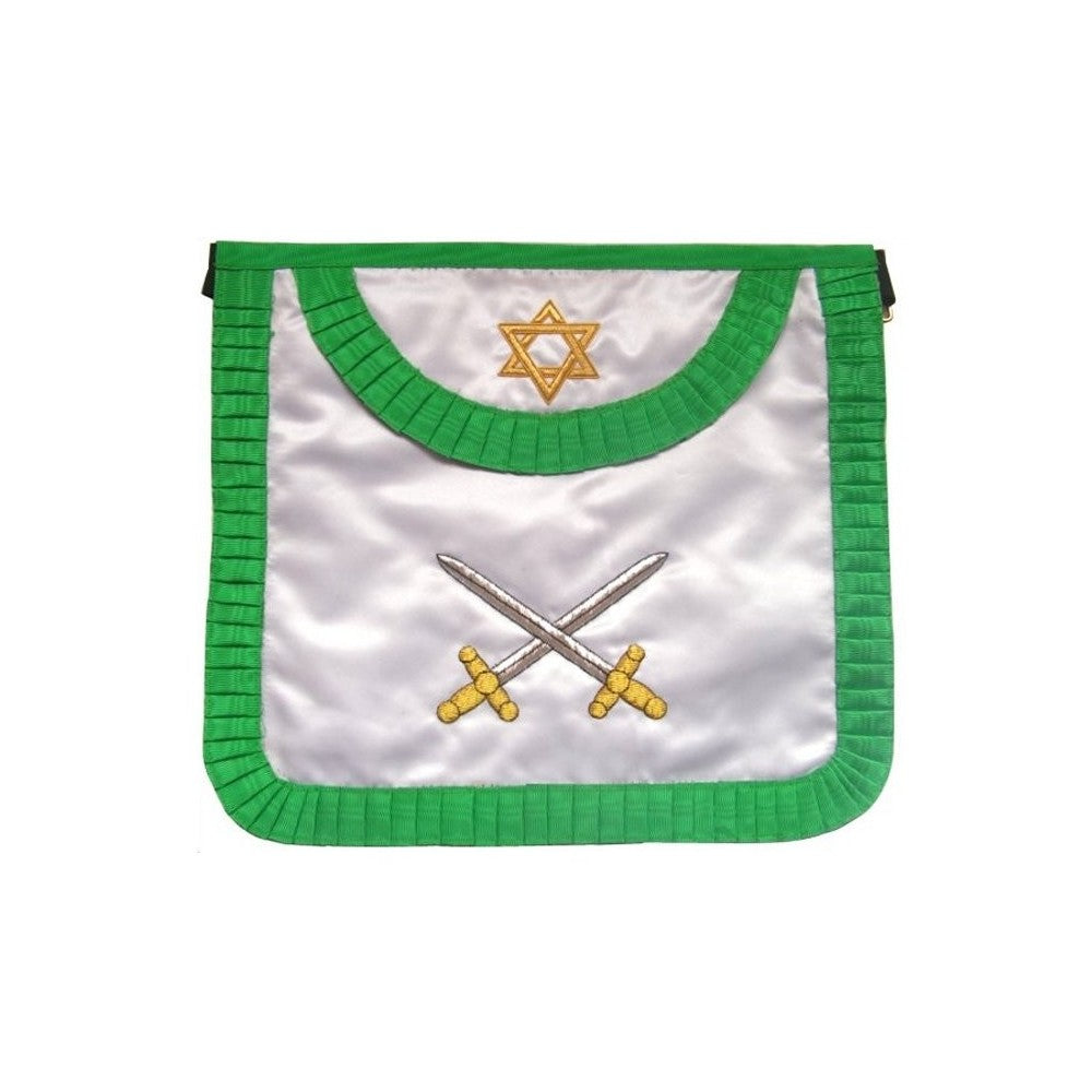 Satin Masonic apron – French Chapter – 3rd Order – Crossed swords | Regalia Lodge