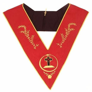 Masonic AASR collar 18th degree - Knight Rose Croix - Ouroboros + Latin Cross | Regalia Lodge