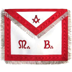 Masonic Scottish Rite AASR Honor Apron "M+B" Leather Apron | Regalia Lodge