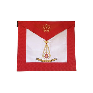 Tablier maçonnique en satin – Chapitre Français – 2ème Ordre – GCG | Regalia Lodge